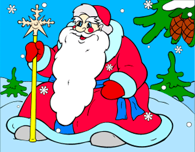 Дед Мороз Анимашки, анимационные картинки с кодами для дневников и блогов